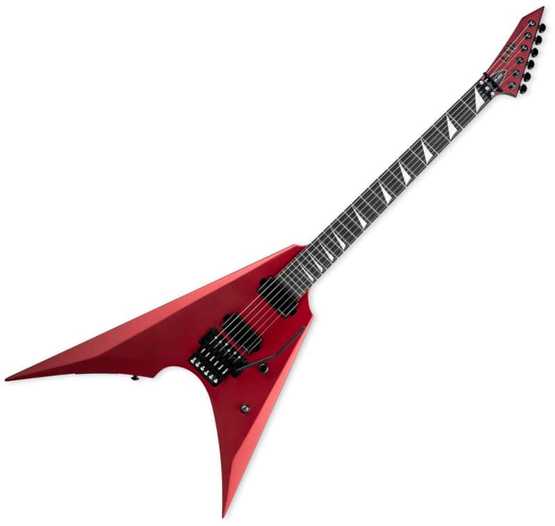 ESP LTD Arrow-1000 Guitar Candy Apple Red Satin B-Stock image 1