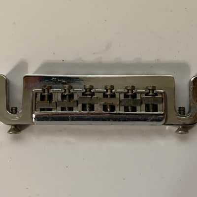 Leo Quan Badass Wrap Around Tailpiece Bridge Wraparound - Chrome image 1