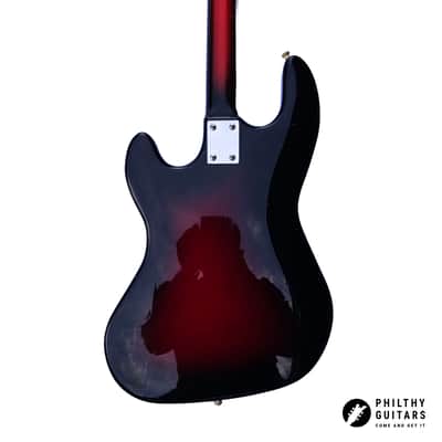 1966 Hofner 185 shortscale bass in Redburst Tocotronic (Vintage, Restored) image 15