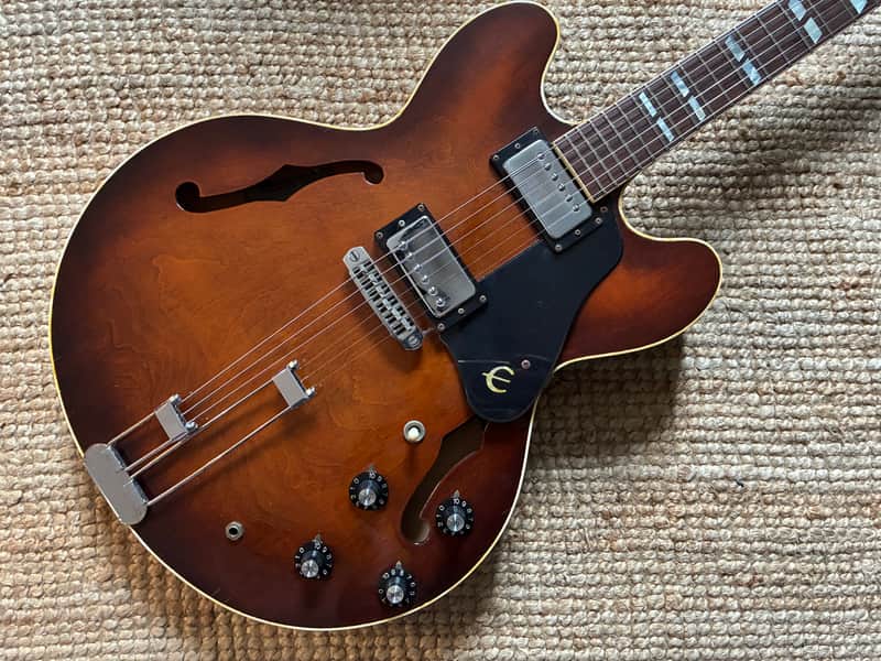 Epiphone  Riviera Blue Label Japan  1971-75 - VIDEO - Very Good