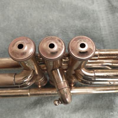 Harry Pedler & Sons American Triumph Trumpet 1950's for parts/repair image 14