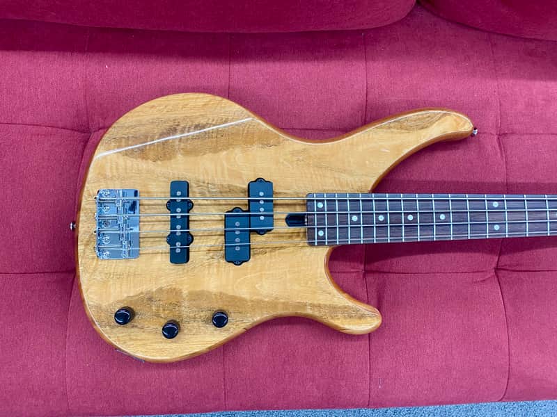 Yamaha TRBX174EW Mango Wood 4-String Electric Bass Guitar - Natural image 1