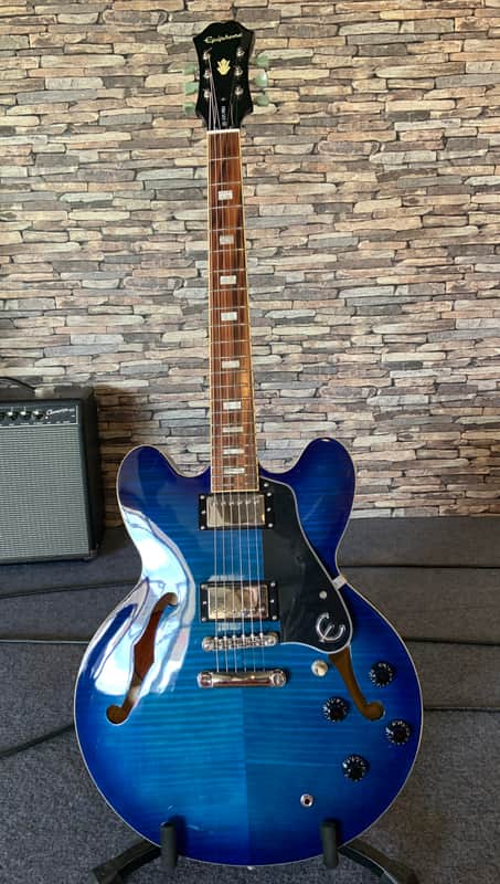 Epiphone ES 335 Pro Blue Burst Custom Shop Limited Edition