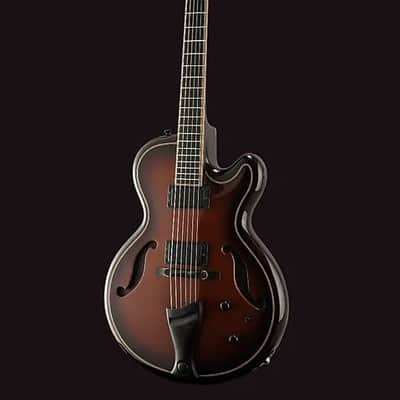 (On hold) Mario Beauregard MB Archtop hand carved Hollow body thinline with Lollar Imperial Humbucker Sakashta image 4