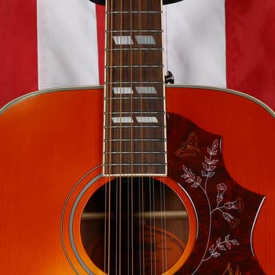 Epiphone Hummingbird 12-String - Cherry Sunburst image 4