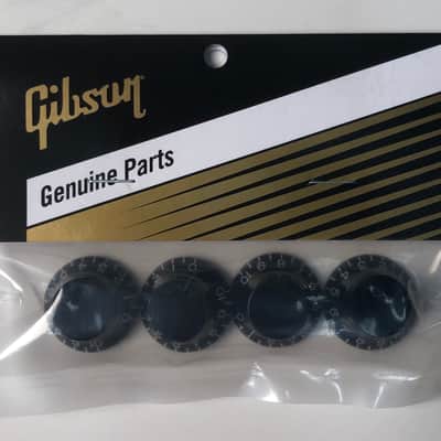 Gibson PRHK-010  Black Top Hat Knobs - 4 pack image 5