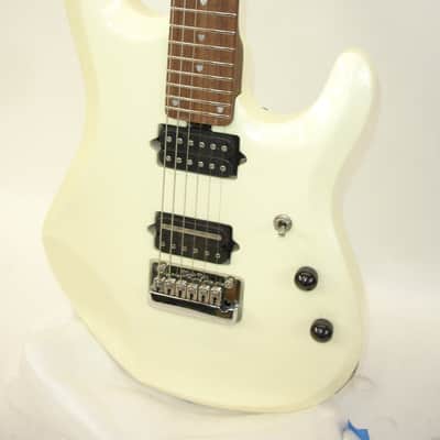 Ernie Ball Music Man John Petrucci JP6 Electric Guitar, White Pearl w/ Case image 4