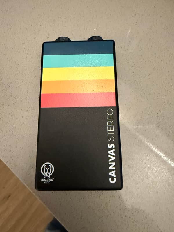 Walrus Audio Canvas Stereo Dual Line Isolator Direct Box 2022 - Present - Black w/ Rainbow Graphic image 1