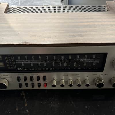 McIntosh MAC 4100 100-Watt Stereo Solid State Receiver 1978 - 1985 - Silver image 3