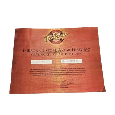 Gibson J-185 Harley-Davidson Edition Acoustic Guitar 1994 - Limited Edition image 8
