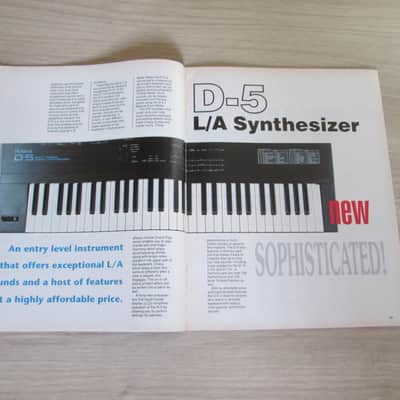 Roland Users Group Magazine's Collection (incl.D-50)  – 1987 -) 1990 - Original Vintage Synthesizer Brochure image 14