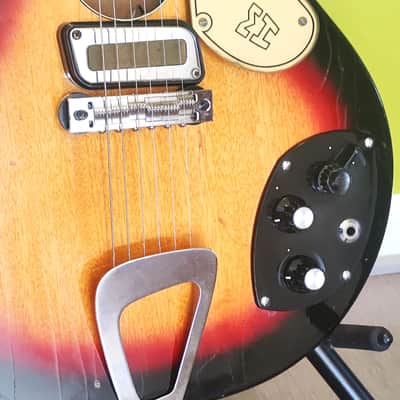 1960s  Meazzi Hollywood - Old Jazz - Semi Hollow Body Electric - Rare Guitar! image 3