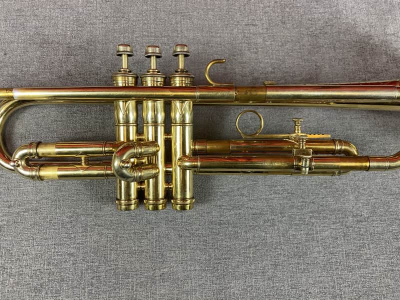 Frank Holton Gustav Heim Custom Trumpet w/Floral Bell (1927) | Reverb