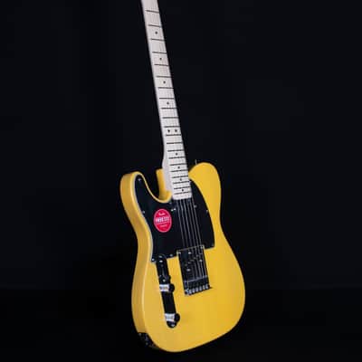 Squier Affinity Series Telecaster Left-Handed, Maple FB, Butterscotch Blonde image 8