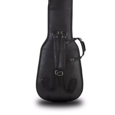 Harvest Fine Leather Black Buffalo Nappa Electric Bass Guitar Gig Bag image 2