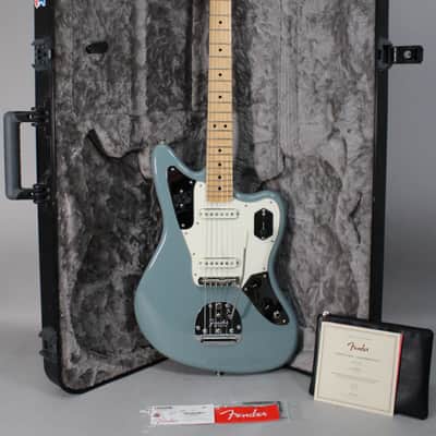 2017 Fender American Professional Jaguar Sonic Grey w/OHSC image 1