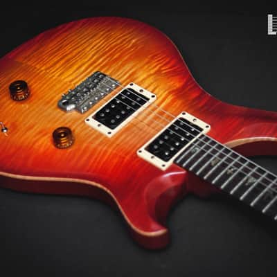 Vintage Early 1986 PRS Custom 24 Cherry Sunburst with Birds 1985 pots Collector Rare WOW top Signed image 2