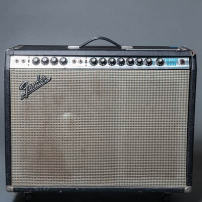 Fender Vibrosonic 1x15 Combo Silverface 1972, Black image 1