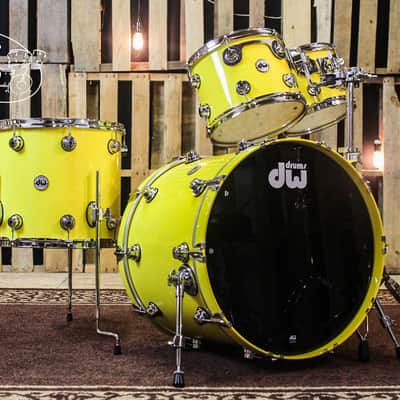 DW Collector's Maple Tony Williams Yellow Drum Set - 22, 10, 12, 16 SO# 1099565 image 1