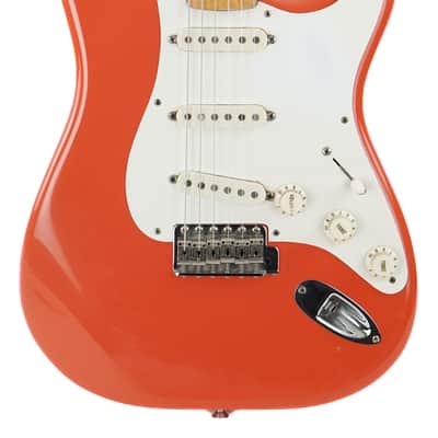 1983 Fender '57 American Vintage Reissue Fullerton Stratocaster Fiesta Red image 2