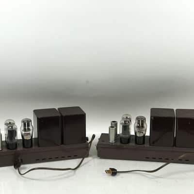 Pair Vintage The Fisher Model 80-AZ Tube Amplifier (Rare Military Version) image 10