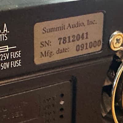 Summit Audio Element 78 Model MPE-200 Digitally-Controlled 2-Channel Mic Pre / Equalizer - Incredible Mic Pres/EQ! image 7