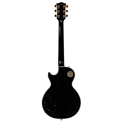 Gibson Custom Shop Modern Les Paul Custom Long Scale Electric Guitar, Ebony image 5