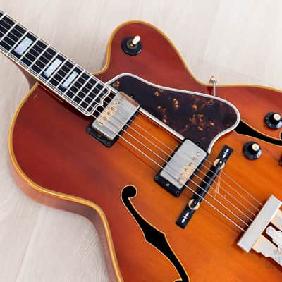 1970 Gibson L-5 CES Vintage Electric Archtop Sunburst w/ T Tops, Case image 8