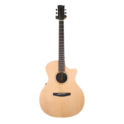 Enya EGA-X1 Pro EQ Cutaway Electro-Acoustic Guitar With Bag image 2