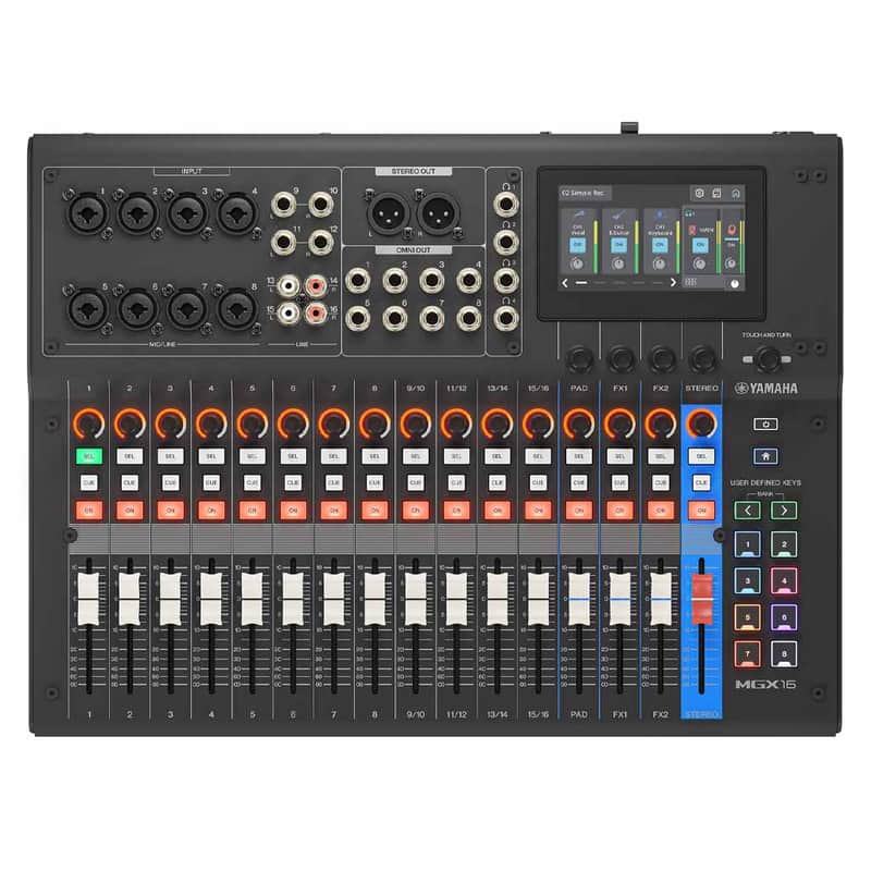 Yamaha MGX16 22-Channel Digital Mixing Console-Black image 1