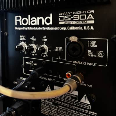 Roland DS-90A Bi-Amped Digital Studio Monitor Pair Digital 24 bit adat coax image 13