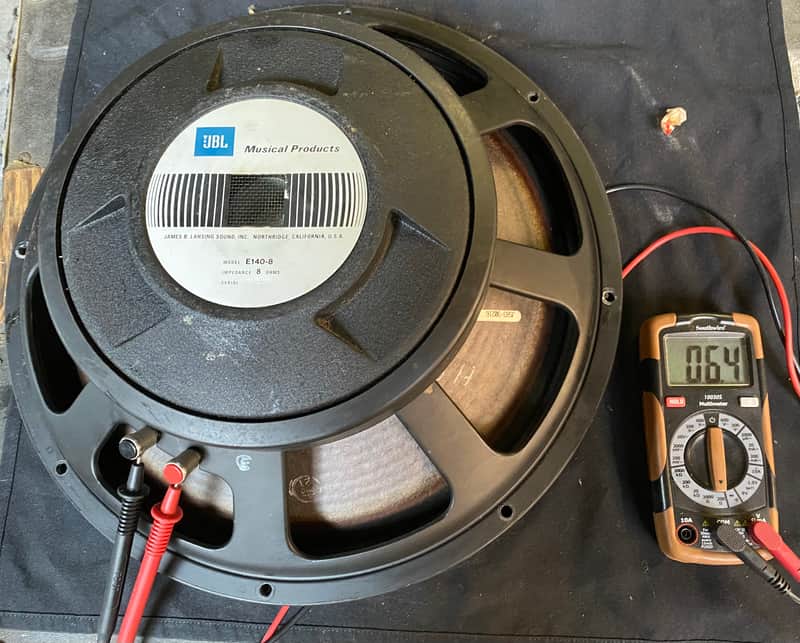 JBL E-140-8 70’s-80’s - Black image 1