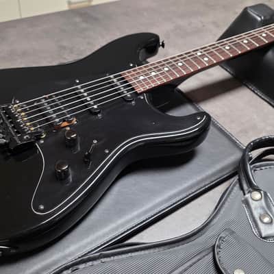 1986 Charvel Model 3 Limited Edition NAMM Black Japanese Ash Body with Color-Matched Painted Neck MIJ Japan Special Edition for 1987 by Charvel-Jackson Pre-Fender era Vintage 80s 1980's Super Strat HSS Guitar USA Kahler American Jackson Pickups image 20