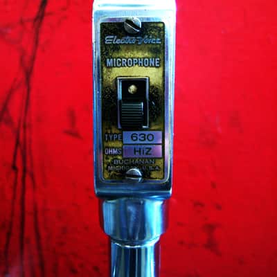 Vintage rarer 1940's Electro-Voice 630 Omnidirectional Dynamic Microphone Hi Z w cable 635 Marilyn Monroe image 6