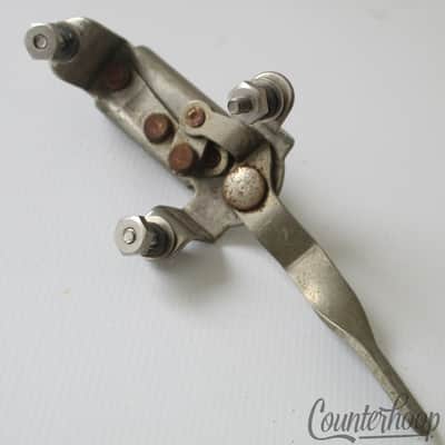 *Ludwig Standard Three Point Strainer Body 3pt Throw-Off Nickel Vintage 30s-40s* image 2