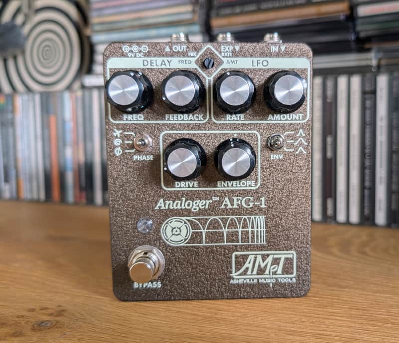 Asheville Music Tools AFG-1 Dynamic Flanger 2023 - Present - Whetstone Rock Bronze image 1