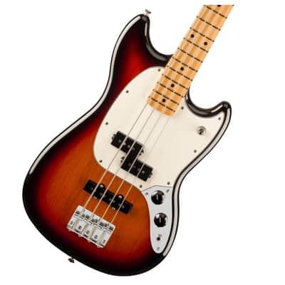 Fender Player II Mustang Bass PJ, Maple Fingerboard, 3-Color Sunburst image 1