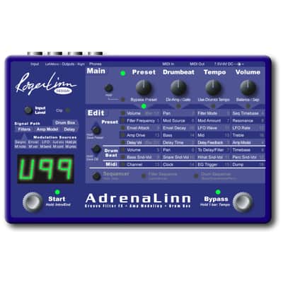 Roger Linn AdrenaLinn III Blue 2010s | Reverb España