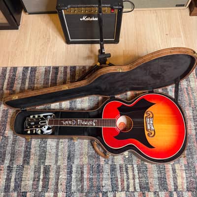 Gibson Custom Shop Johnny Cash Signature SJ-200 2024 - Vintage Cherry Sunburst image 11