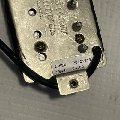 2012 Model USA Seymour Duncan SH6N Black Neck Humbucker Guitar Pickup 12.48k image 4