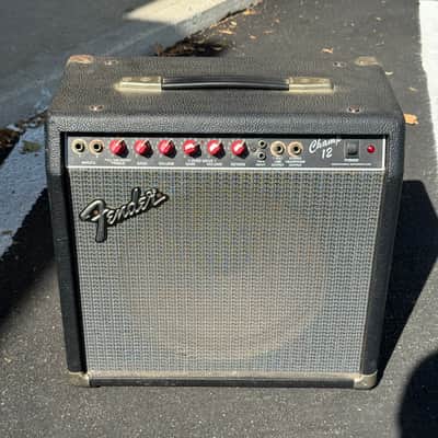 Used Fender Champ 12 12-Watt 1x12" Guitar Combo 1987 - 1992 - Black image 1