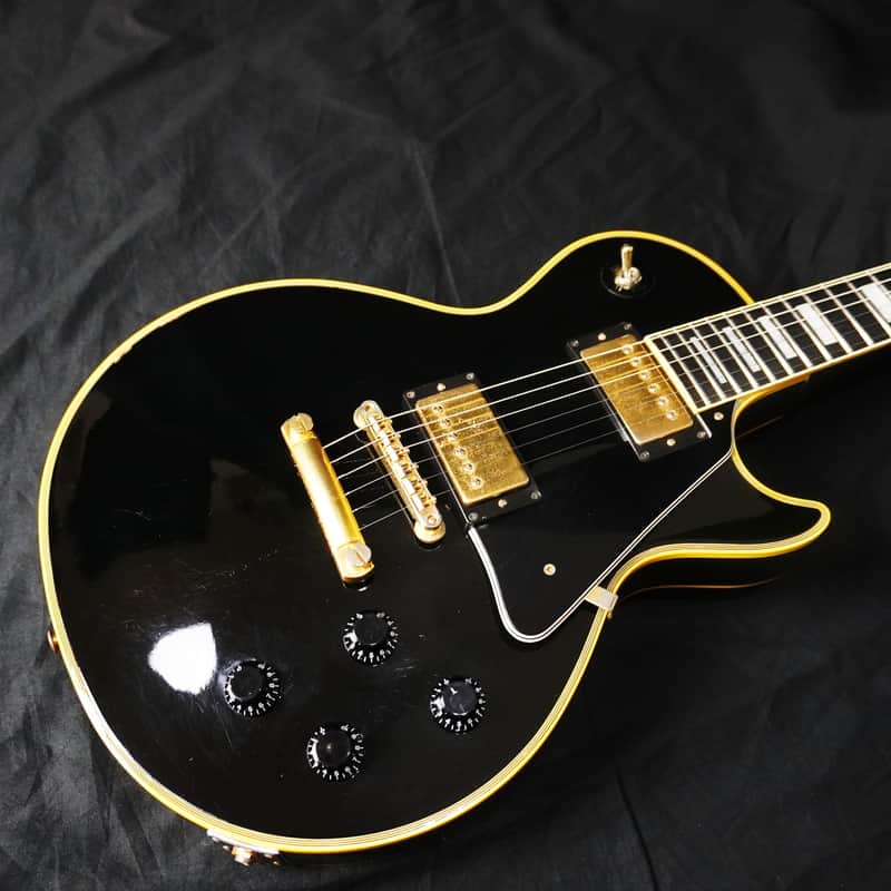 RARE Orville by Gibson LPC-57B Les Paul Custom '57 Reissue – Black Beauty MIJ 1993 Ebony image 1