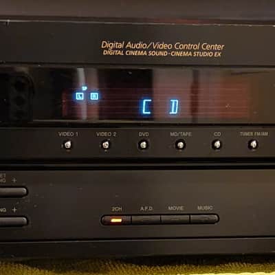 Sony Sony STR-K750P is a 5.1 channel A/V receiver 90s - Black image 1