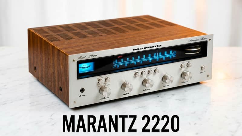 🎶✨ Marantz 2220 Vintage Stereo Receiver — Serviced, LED Dial Glow, Ultrasonically Cleaned, 3-Hour Bench Tested