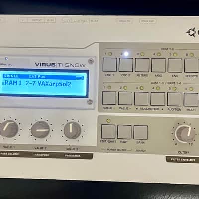 Access Virus TI Snow Desktop Digital Synthesizer 2008 - White
