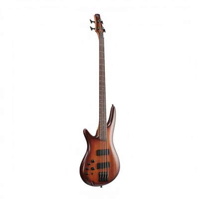 Ibanez SR500ALMHL Left-Handed (Lefty) 4-String Electric Bass – Mahogany Brown Burst Low Gloss image 3