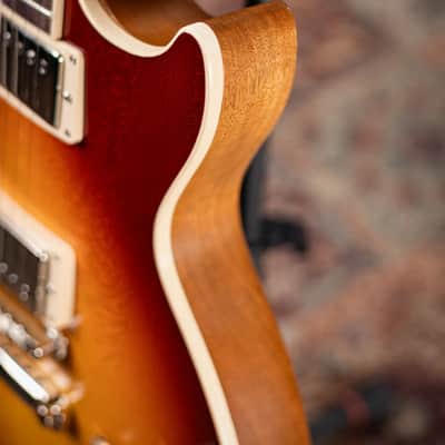 Gibson Les Paul Standard 60s Faded Electric Guitar - Vintage Bourbon Burst with Hardshell Case image 13