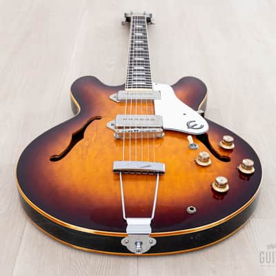 1991 Epiphone Casino Vintage Guitar Sunburst Pre-Elitist, Japan Terada image 11
