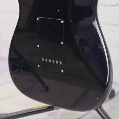 USED Fender Custom Shop Postmodern Stratocaster 6 String Electric Guitar Journeyman Relic 2023 Aged Black image 9