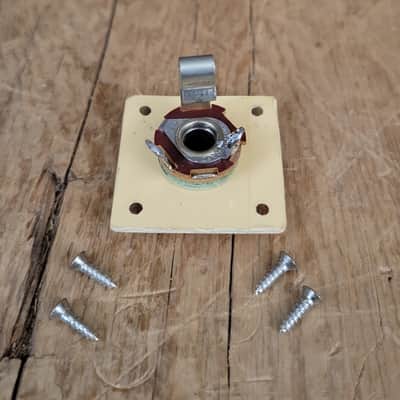 Gibson Les Paul Burst 1958 1959 1960 Output Jack Plate, Jack, Washer, Nut, Screws image 2